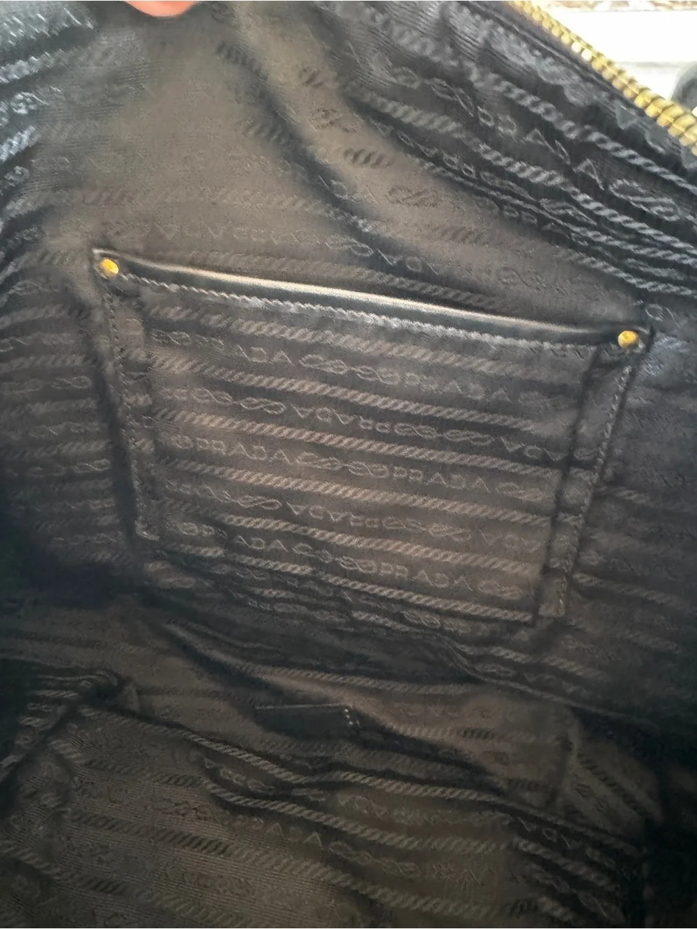Prada Milano Jacquard Tote - Authentic